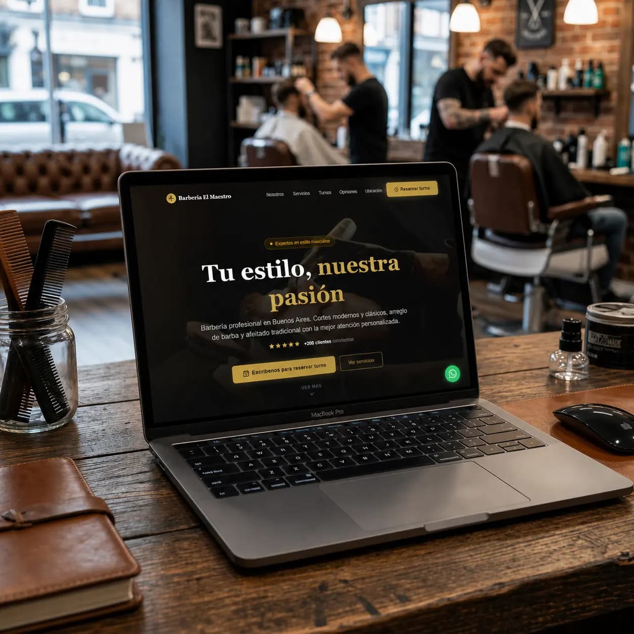 Barber Shop Website